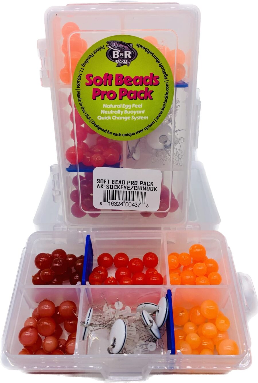 5108 Tackle Soft Beads Pro Pack AK-Sockeye/Chinook
